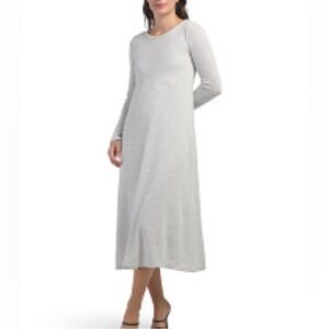 Zara Light Gray Sparkly Dress